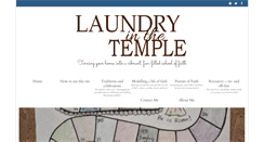 Desktop Screenshot of laundryinthetemple.com